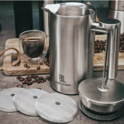 Bjørn Liebdhal French Press Edelstahl Kaffeemaschine Auch Für Camping : 0.6 Liter -KaffeeGlück Angebote a4db5d77398fa0bae6cc430bc6c7ad6a