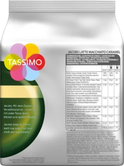 TASSIMO Jacobs Latte Macchiato Caramel 5er Pack T Discs Kapseln 5 X 8 Getränke -KaffeeGlück Angebote a66461e978ca2600cd8915781b674ff0