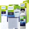 Philips Set Für Saeco/Philips Espressomaschinen: Aquaclean Wasserfilter CA6903/10, Entkalker CA6700/10, Entfettungstabletten CA6704/10