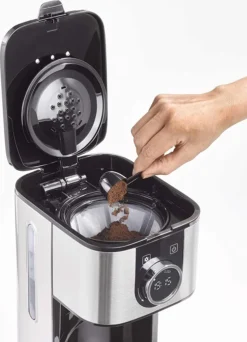 CASO Selection C12 - Design-Kaffeemaschine Für Bis Zu 12 Tassen Kaffee, 1,5 L Wassertank, Edelstahlgehäuse, Warmhaltefunktion, Timer, Inkl. Permanentfilter -KaffeeGlück Angebote a93ce6f1ef8f4abdc77eb3f1475a785e