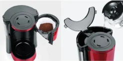 SEVERIN Kaffeemaschine KA 4817 TYPE 1.000 W Rot / Schwarz -KaffeeGlück Angebote ad9578d8376dff7741e011df319fc89a