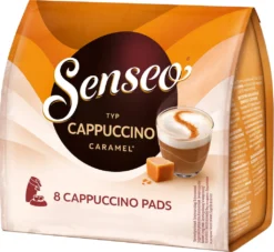 SENSEO Typ Cappuccino Caramel Pads 10er Pack 10 X 8 Getränke -KaffeeGlück Angebote b046d289bba094b4ca4c27c467b7a604