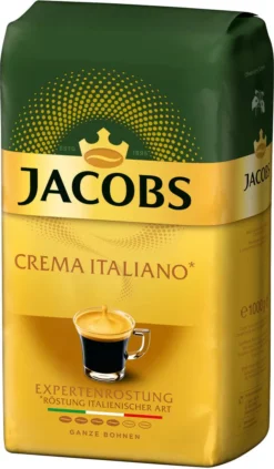 JACOBS Kaffeebohnen Expertenröstung Crema Italiano 3 Kg Geröstete Bohnen+ 1 Jacobs Barista Becher+ 1 Dose -KaffeeGlück Angebote b061bb531058ef760a6f18bf3739e3d3