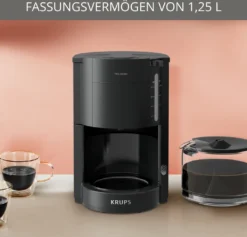 Krups F30908 ProAroma Kaffeemaschine Schwarz -KaffeeGlück Angebote b07371290cf159bdbc191a7d12712536
