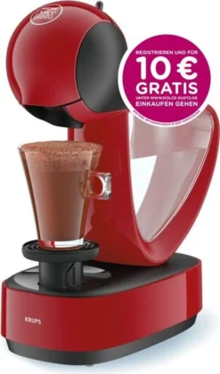 Krups Espressomaschine NESCAFÉ® DOLCE GUSTO® Infinissima KP1708, Rot