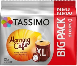 TASSIMO Vielfaltspaket XL Becherportion 5 Sorten Morning Café Mild Crema Intenso -KaffeeGlück Angebote b8d2b49634d854aef38cc8e3a2ce6179