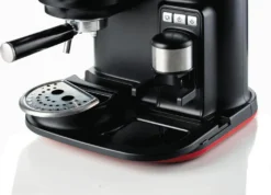 Ariete Siebträger-Espressomaschine Moderna Mit Kaffeemühle Und Aufschäumdüse, Rot/schwarz -KaffeeGlück Angebote ba3336a256ccd0580e0780e8a9045b92