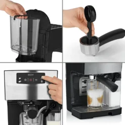Espressomaschine Siebträger Maschine Barista Edelstahl Milchschaumdüse 20 Bar -KaffeeGlück Angebote bd089db8e2e968e11236be579f0b607f