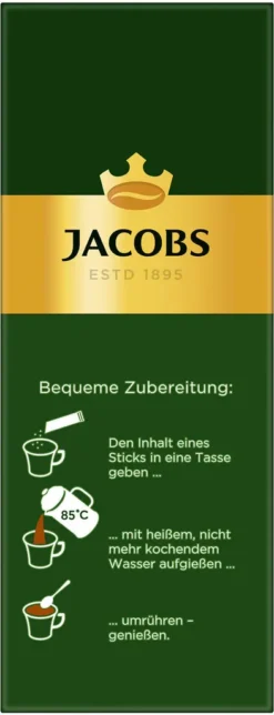 JACOBS Krönung Löslicher Kaffee 8 X 20 Getränke Sticks Instantkaffee -KaffeeGlück Angebote c0157d8986daf06ad60a7a77c9f2cfa3 1
