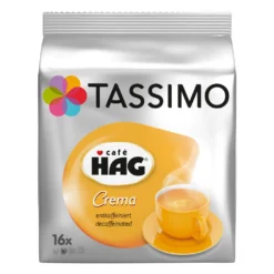 TASSIMO Café HAG Entkoffeiniert 5er Pack T Discs Kaffee Kapseln 5 X 16 Getränke -KaffeeGlück Angebote c5261c690f64ca0bb82bc082a6aa5359