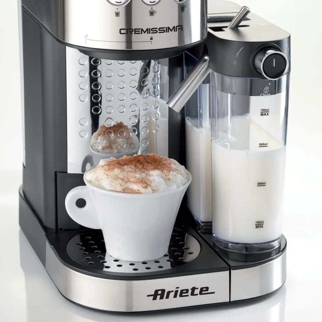 Ariete Siebträger-Espressomaschine CREMISSIMA Mit Milchaufschäumer 6 Ariete Siebträger-Espressomaschine CREMISSIMA Mit Milchaufschäumer – Bild 6