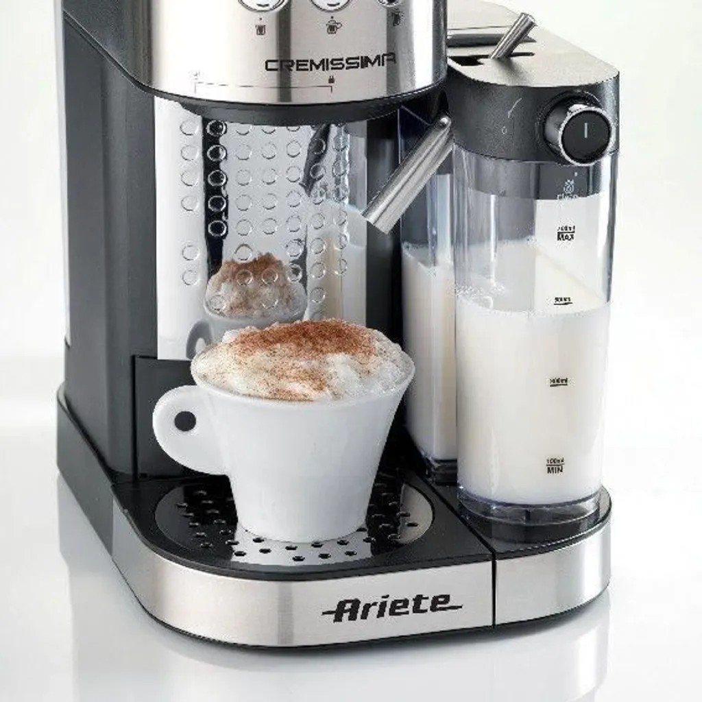 Ariete Siebträger-Espressomaschine CREMISSIMA Mit Milchaufschäumer 12 Ariete Siebträger-Espressomaschine CREMISSIMA Mit Milchaufschäumer – Bild 12