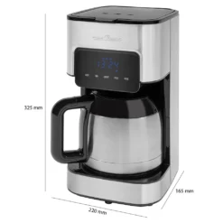 ProfiCook Kaffeeautomat PC-KA 1191 Für 8-10 Tassen, Elektronische Aromawahlfunktion, Sensor Touch-Bedienung, Edelstahl-Thermokanne (doppelwandig) -KaffeeGlück Angebote c9cb7b9e9b86ef05683e303472d50d65