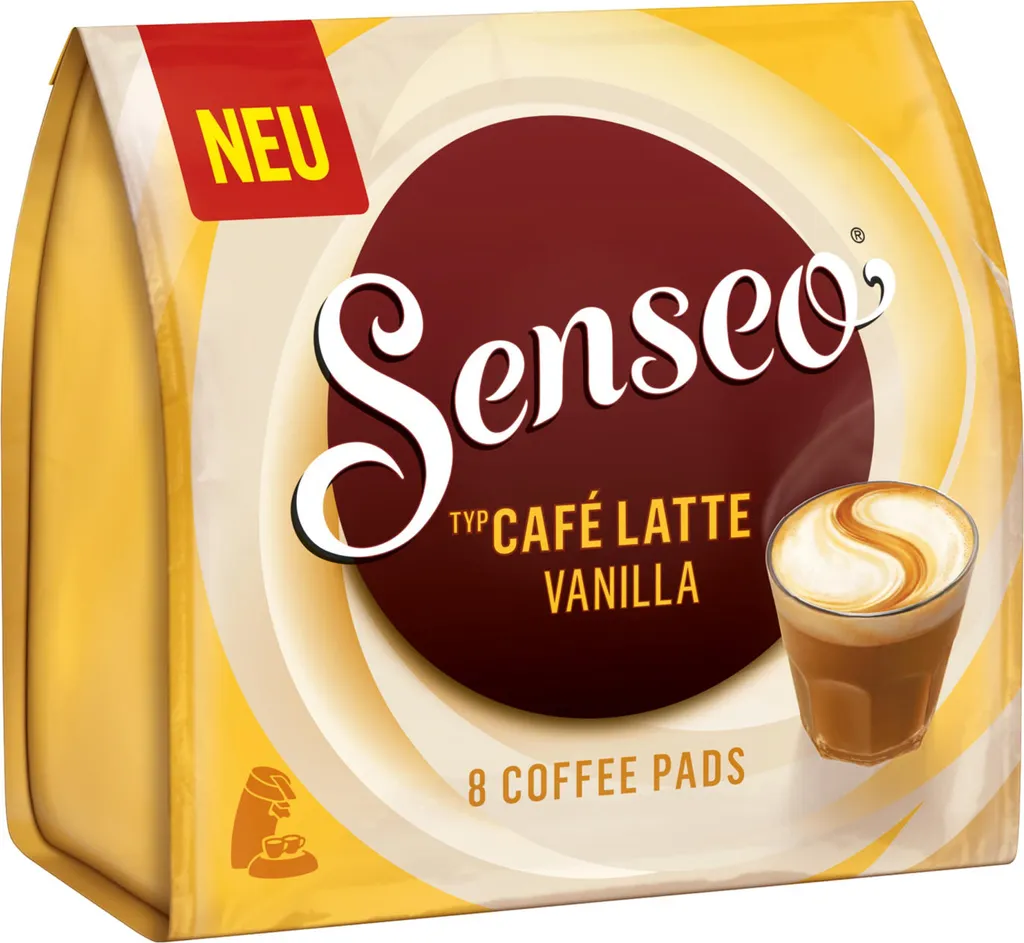 Senseo Café Latte Vanilla 10er Pack Kaffee Pads 10x 8 Pads, 80 Getränke 10 Senseo Café Latte Vanilla 10er Pack Kaffee Pads 10x 8 Pads, 80 Getränke – Bild 10