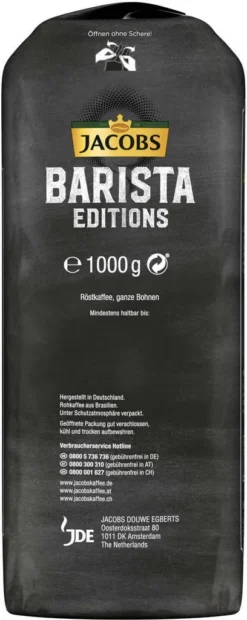 Jacobs Barista Editions Selektion Des Jahres Brasilien, Bohnenkaffee, Ganze Bohnen, Röstkaffee, Kaffeebohnen, 1000 G 10 Jacobs Barista Editions Selektion Des Jahres Brasilien, Bohnenkaffee, Ganze Bohnen, Röstkaffee, Kaffeebohnen, 1000 G -KaffeeGlück Angebote cc07a0e86ad8e9d374911280dce7986b
