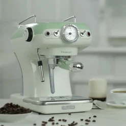 Ariete Vintage Siebträger-Espressomaschine Grün -KaffeeGlück Angebote cc3613e240590fe246620937e9ae0c19