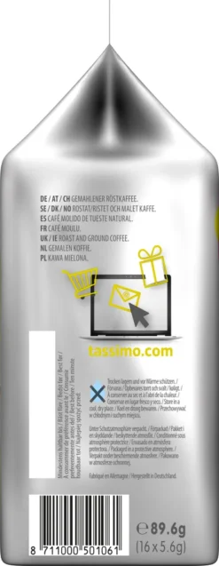 Tassimo Jacobs Caffè Crema Mild | 16 T Discs, Kaffeekapseln -KaffeeGlück Angebote cd19df87399e4d76b916a122382a8864