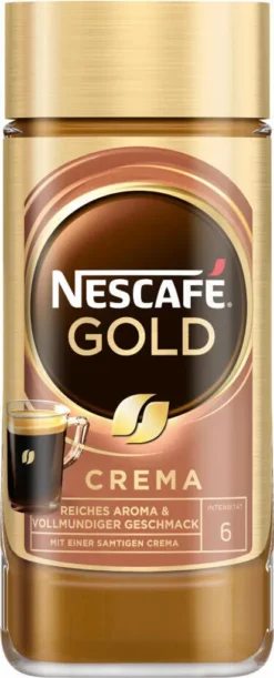 Nescafé® Nescafé Gold Crema | Löslicher Kaffee | 200g-Glas -KaffeeGlück Angebote ce2185120a564df7dcb628120ed27429