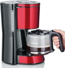 SEVERIN Kaffeemaschine KA 4817 TYPE 1.000 W Rot / Schwarz -KaffeeGlück Angebote ce2495f7f39c52e3f9f0876504db6a29