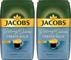 JACOBS Kaffeebohnen Expertenröstung Crema Mild Röstung Des Jahres 2 X 1 Kg + 1 Aluminium Dose Barista Design 11 JACOBS Kaffeebohnen Expertenröstung Crema Mild Röstung Des Jahres 2 X 1 Kg + 1 Aluminium Dose Barista Design -KaffeeGlück Angebote d3aea06eb2a0c970a27fa8ce40c238d3