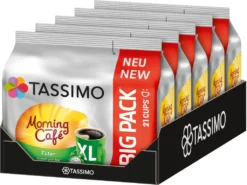 TASSIMO Kapseln Morning Café Filter XL T Discs 5 X 21 Getränke Kaffeekapseln
