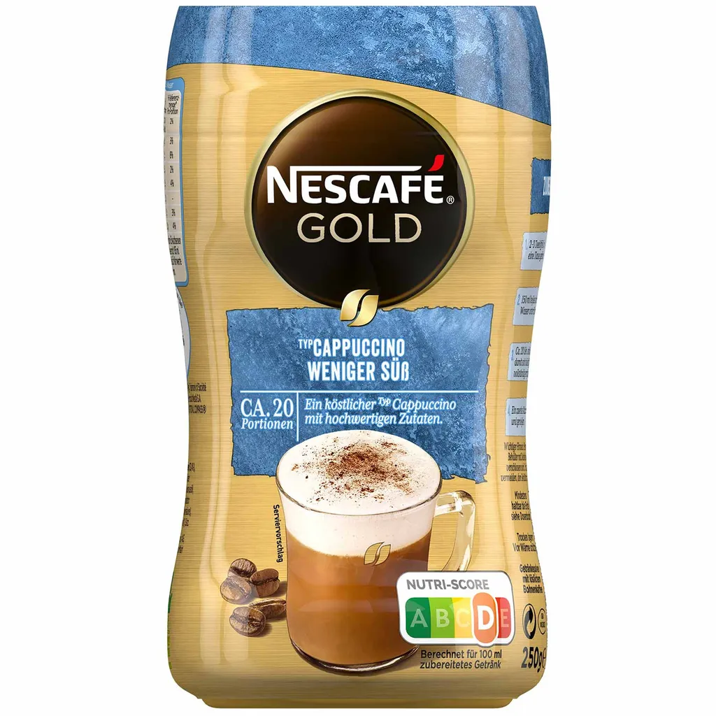 Nescafé® Nescafé Gold Typ Cappuccino Weniger Süß | 250g Dose 6 Nescafé® Nescafé Gold Typ Cappuccino Weniger Süß | 250g Dose – Bild 6