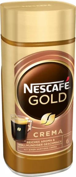 Nescafé® Nescafé Gold Crema | Löslicher Kaffee | 200g-Glas -KaffeeGlück Angebote dd288978079ff3b84df0069156f6292c
