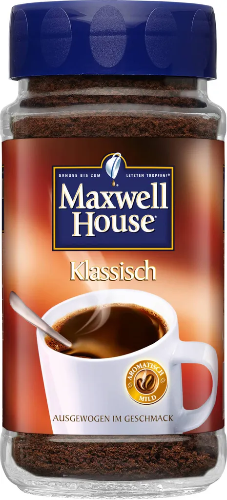 MAXWELL HOUSE Klassisch 6 X 200 G Gläser Löslicher Kaffee Instantkaffee 2 MAXWELL HOUSE Klassisch 6 X 200 G Gläser Löslicher Kaffee Instantkaffee – Bild 2