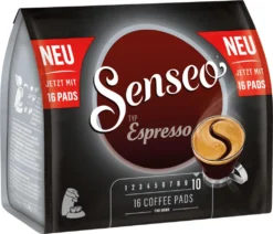 SENSEO Espresso Kaffee Pads 5er Pack - 5 X 16 Getränke