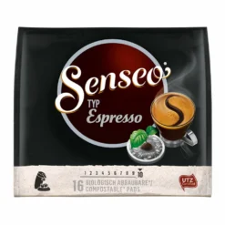 SENSEO Espresso Kaffee Pads 5er Pack - 5 X 16 Getränke 17 SENSEO Espresso Kaffee Pads 5er Pack - 5 X 16 Getränke -KaffeeGlück Angebote e193f492367b047b73fb9d05bbda33fc