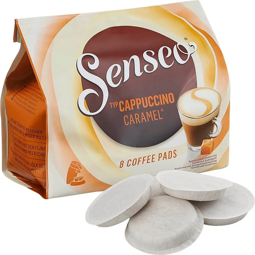 Senseo Cappuccino Caramel | 8 Kaffeepads 4 Senseo Cappuccino Caramel | 8 Kaffeepads – Bild 4