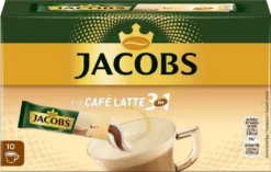 Jacobs 3in1 Sticks Café Latte | Löslicher Kaffee | 10 Portionen 17 Jacobs 3in1 Sticks Café Latte | Löslicher Kaffee | 10 Portionen -KaffeeGlück Angebote e5b8e841682cb91a8b64435107cc2af5