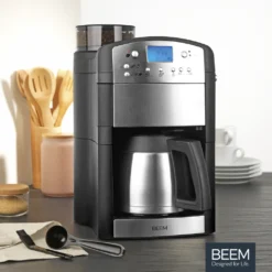 BEEM FRESH-AROMA-PERFECT Filterkaffeemaschine Mit Mahlwerk - Thermo | 2 Isolierkannen Kaffeemaschine Mahlwerk Timer 2x Thermoskanne Filterkaffeemaschine Kaffeeautomat -KaffeeGlück Angebote e6bfc1cd1c0a9da5d4ae6bc538e28917