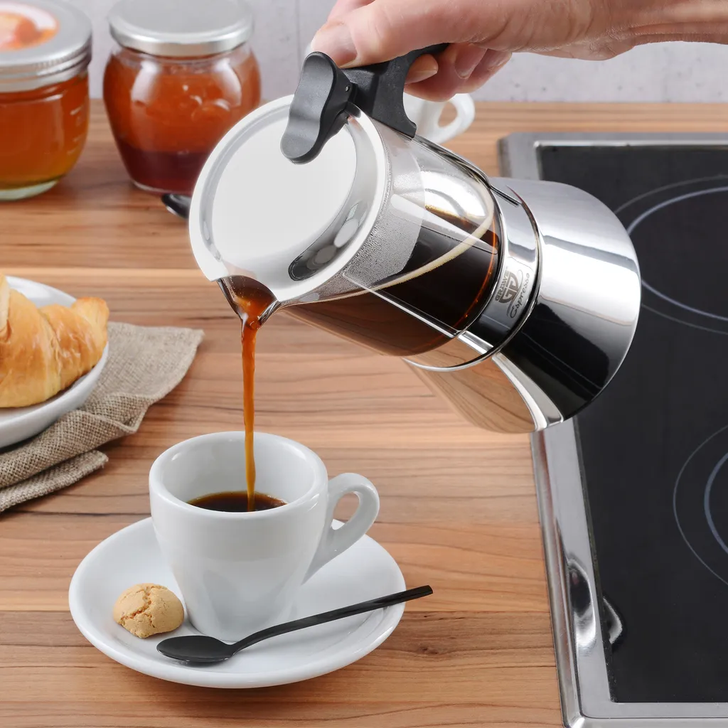 GRÄWE Espressokocher Mit Glaskanne, 6 Tassen 14 GRÄWE Espressokocher Mit Glaskanne, 6 Tassen – Bild 14