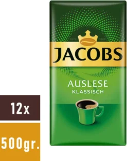 JACOBS Auslese Klassisch Filterkaffee 12x500g Kaffee Gemahlen -KaffeeGlück Angebote ec63005238457badac62ccda63817cba