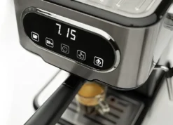 Gorenje ESCM 15 DBK Espressomaschine Mit Siebträger/Professioneller Milchaufschäumer Für Cremigen Capuccino/TouchControl/TemperatureControl/EasyClean/1,5 L Wassertank/1100 W/30 Cm/15 Bar/Edelstahl -KaffeeGlück Angebote ed5a18c0bc867afd38efbc29836eed39