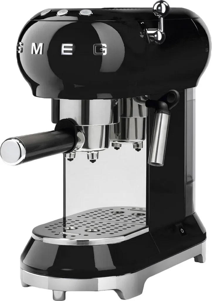 SMEG Espresso Kaffeemaschine Schwarz ECF01BLEU 1 SMEG Espresso Kaffeemaschine Schwarz ECF01BLEU