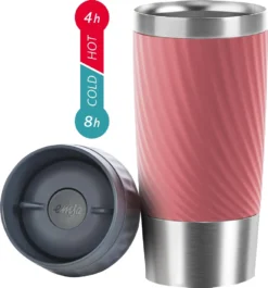 Krups Nescafé Dolce Gusto Kaffeekapselmaschine MiniMe KP123B 15bar 1500W + 1 X Emsa Travel Mug Koralle Hot & Cold Funktion -KaffeeGlück Angebote eec0474a566d6a8707e6a0e89d025841
