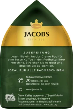 JACOBS Pads Crema Balance 5 X 18 Getränke - 90 Kaffeepads Senseo Kompatibel -KaffeeGlück Angebote f2dfd2548acd63dc2392be1d31179984