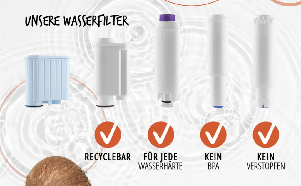 2x Wasserfilter Passend Für DeLonghi Filter DLS C002, SER3017, 5513292811, Passend Für ESAM, ECAM, BCO EC DeLonghi Kaffeevollautomaten 6 2x Wasserfilter Passend Für DeLonghi Filter DLS C002, SER3017, 5513292811, Passend Für ESAM, ECAM, BCO EC DeLonghi Kaffeevollautomaten – Bild 6