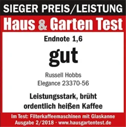 Russell Hobbs Elegance Kaffeemaschine 16 Russell Hobbs Elegance Kaffeemaschine -KaffeeGlück Angebote f8eec7632ac9cde376dc812d392a9e67