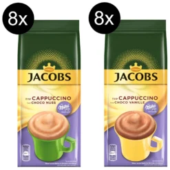 JACOBS Löskaffee Typ Cappuccino 8 X Choco Nuss + 8 X Choco Vanille -KaffeeGlück Angebote fea0e5038fe003a8af27e21a3eea35cf