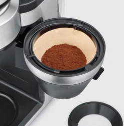 SEVERIN FILKA Vollautomat Für Filterkaffee Mit Glaskanne KA 4850 Aus Edelstahl, Matt-schwarz Edelstahl-gebürstet -KaffeeGlück Angebote febdfcf5c78533c699d0ea58b92165b0